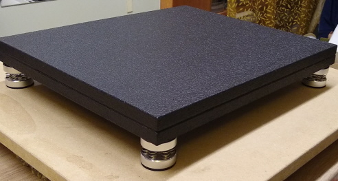 Stabilisierungsplatte Multiplex-Bitumen Konsturktion mit Federn